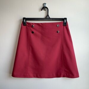 7th Avenue Design Studio New York & Company Orange Pink Mini Skirt